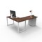 We'Re It Connect It L-Shaped Desk, 77 in D X 30 in H, 60 in W X Thermally Fused Laminate DI60304824L1BBF-WH-WNB - alternate 3
